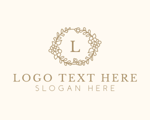 Wedding Planner - Wellness Floral Decor logo design