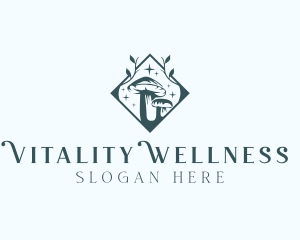 Shrooms Holistic Wellness logo design