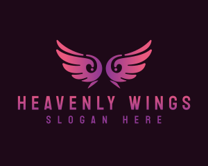 Angel Wings Wellness logo design