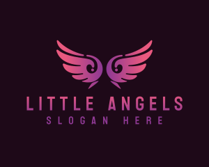 Angel Wings Wellness logo design