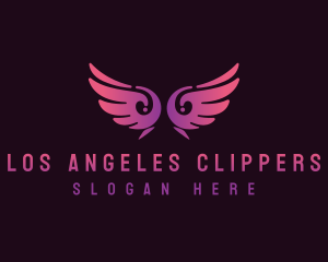 Angel Wings Wellness logo design