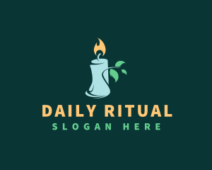 Ritual Candle Plant logo design