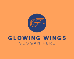 Flying Wing Basketball logo design