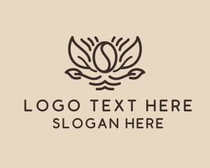 Organic Coffee Bean Logo