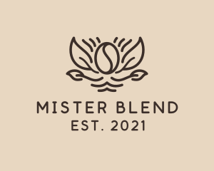 Organic Coffee Bean logo design