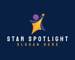 People Leadership Star logo design