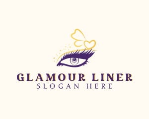 Eyeliner - Beauty Eye Makeup logo design