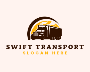 Logistic - Transport Logistic Truck logo design