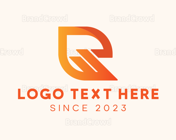 Modern Gradient Letter R Logo