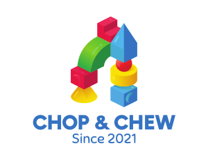 Multicolor - Children's Toy Block logo design