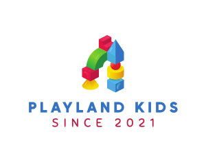 Children's Toy Block logo design