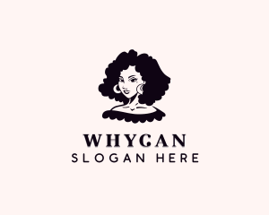 Hairstyle - Woman Hairstyle Salon logo design