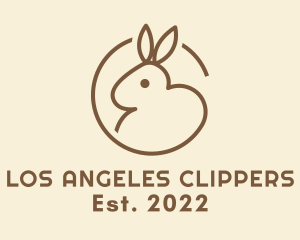 Animal Shelter - Cute Brown Hare logo design