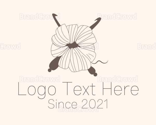 Crochet Hook Wool Logo