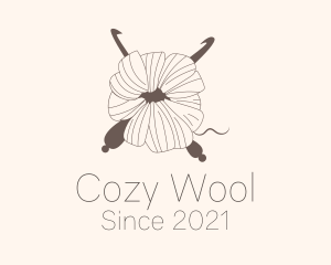 Wool - Crochet Hook Wool logo design