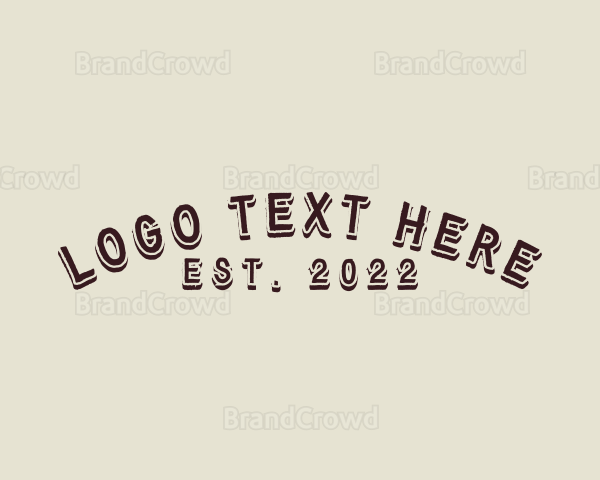 Simple Retro Designer Firm Logo