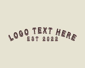 Vintage - Classic Vintage Wordmark logo design