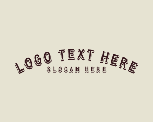 Simple Retro Designer Firm Logo