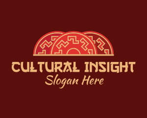 Oriental Traditional Fan  logo design