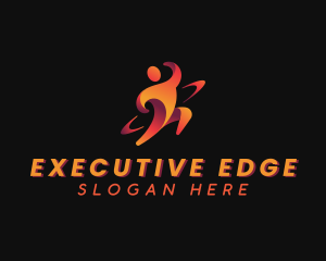 Leadership - Person Leadership Management logo design