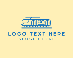 Transit - Train Tram Railroad logo design