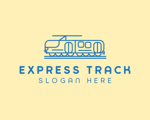 Train - Train Tram Railroad logo design