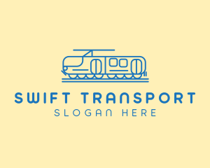 Train Tram Railroad logo design