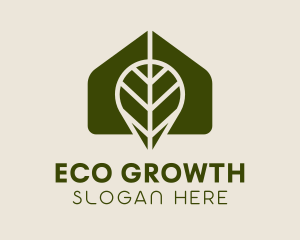 Greenhouse - Greenhouse Leaf Gardening logo design