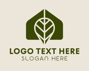 Greenhouse - Greenhouse Leaf Gardening logo design