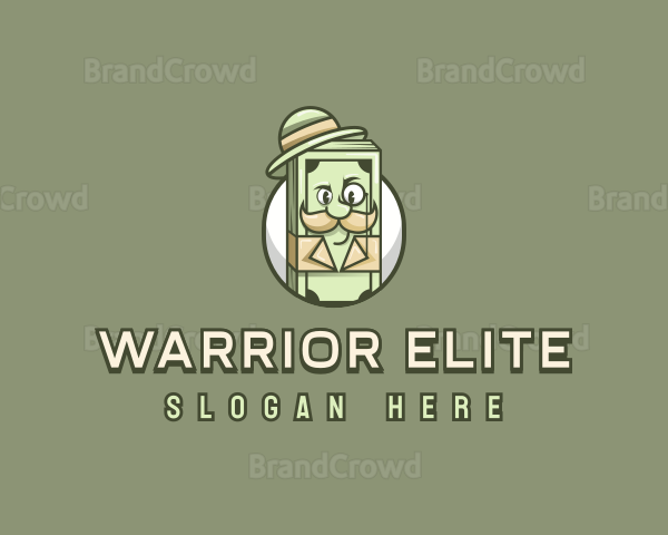 Money Cash Mascot Logo