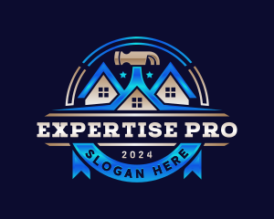 Carpentry Hammer Construction logo design