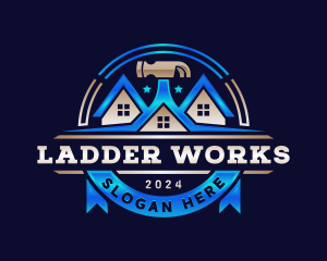 Carpentry Hammer Construction logo design