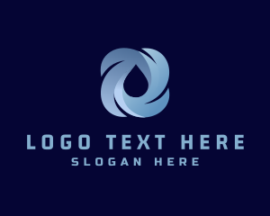 Disaster - Rain Storm Water Droplet logo design