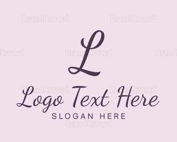 Feminine Boutique Lettermark Logo | BrandCrowd Logo Maker