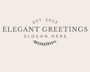 Elegant Wreath Business logo design