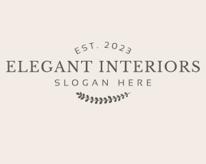 Elegant Wreath Business logo design