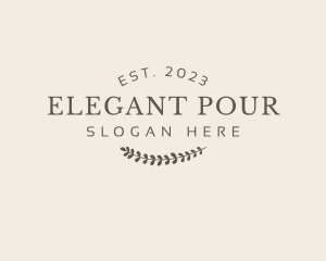 Elegant Wreath Business logo design