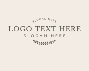 Elegant Wreath Business Logo