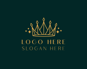 Pageant - Minimalist Luxury Crown logo design