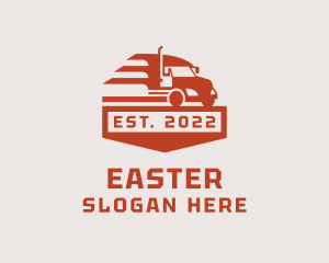 Highway - Delivery Truck Shipping logo design