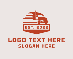 Shipping - Delivery Truck Shipping logo design