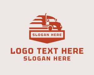 Delivery Truck Shipping Logo