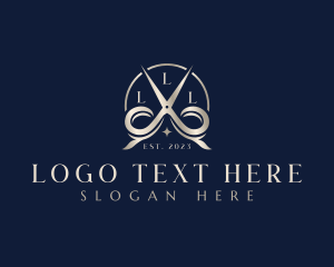 High End - Scissors Shears Boutique logo design