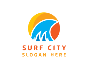 Tropical Sun Water logo design