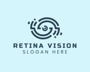 Retina - Modern Eye Technology logo design