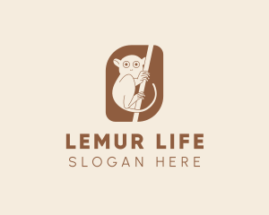 Lemur - Wildlife Tarsier Vet logo design