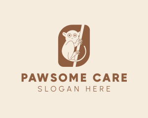 Wildlife Tarsier Vet logo design