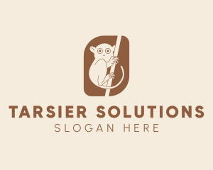 Tarsier - Wildlife Tarsier Vet logo design
