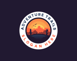 Desert Oasis Adventure logo design