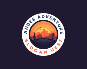 Desert Oasis Adventure logo design